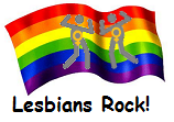LGBT Flag - Lesbians Rock